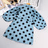 Girls' Coat  Dot Long Sleeve Belt Trenchcoat